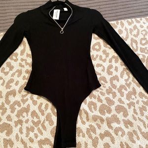 ASOS- never worn black long sleeves body suit